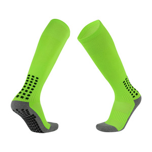 Children <b>Knee</b> <b>High</b> Soccer Socks Anti slip Adult Particle Shock-absorbing Towel Bottom Wear-resistant Middle Tube Socks - Product Image 2