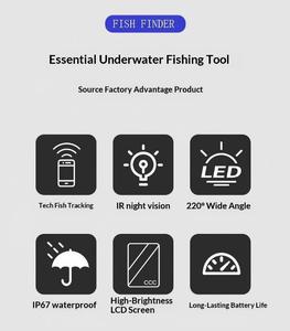 JXI Upgraded 4.3 Inch Night Vision Eyefish Camera 220&deg; Wide Angle Waterproof Camera for Fishing HD Underwater Fishing Camera - Product Image 3