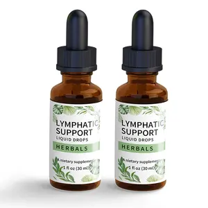 High Quality OEM Lymphatic Support Drops Cleanse for Immune Support with Echinacea & Elderberry 60ml