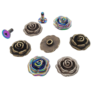 Rivet à pression en métal de haute qualité à bas prix Rivet arc-en-ciel personnalisé Sac à main Vêtement Chicago Vis - Product Image 2