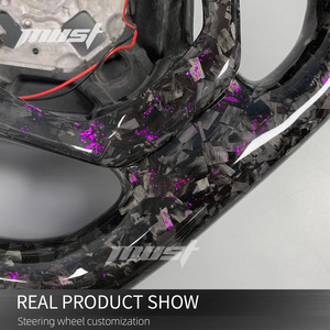 Cho Chevrolet <span class=keywords><strong>Corvette</strong></span> <span class=keywords><strong>C7</strong></span> ZR1 Z06 <span class=keywords><strong>Z51</strong></span> Camaro ZL1 1le tùy chỉnh hiệu suất giả mạo sợi carbon LED RPM hiển thị chỉ đạo Wheel - Product Image 4