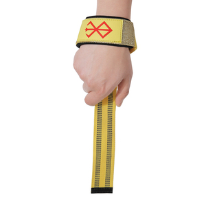 Wholesale Custom Logo Anime Berserk Gym Wrist Wraps Padded Lifting Straps Heavy Duty Neoprene Weightlifting Equipment - Product Image 6