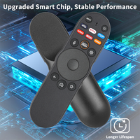 XRT270 pour télécommande vocale Vizio de remplacement avec bouton NETFLIX PrimeVideo, pour Vizio 4K Quantum Pro Smart TV VQP65C-84