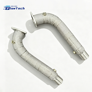 Tuyau d'échappement en acier inoxydable 304 de haute qualité pour Ferrari California 4.3 V8 F136IB, mise à niveau de l'échappement de course avec bouclier thermique - Product Image 2