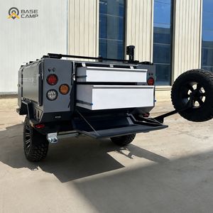 Tente de remorque de camping-car <span class=keywords><strong>pliante</strong></span> avec toilette <span class=keywords><strong>moto</strong></span> Camping <span class=keywords><strong>caravane</strong></span> pli arrière double coque rigide hors route - Product Image 3