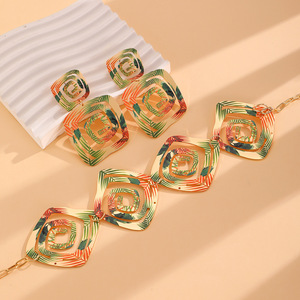 दुबाई सोने के गहने भारतीय महिला युगल के लिए शादी - Product Image 3