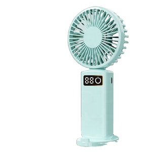 Oem Odm Usb Rechargeable Portable Pocket Mini Small Stand <b>Table</b> With Phone Holder Outdoor Handheld Air Cooling Fan - Product Image 4