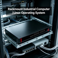 PC industriel embarqué en rack 1U ARM RK3588 sans ventilateur 19 pouces 2 Gigabit RS485 CAN pour nœud de déduction d'IA au niveau du périphérique