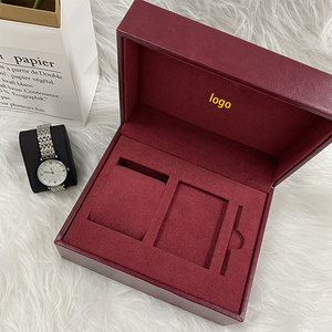 Boîte de rangement pour montres en cuir sur mesure avec fente pour carte et compartiments pour outils pour accessoires de luxe - Product Image 2