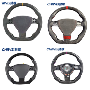 Adecuado para Volkswagen R36 <span class=keywords><strong>GTI</strong></span> <span class=keywords><strong>Golf</strong></span> <span class=keywords><strong>5</strong></span> MK5Passat B6 <span class=keywords><strong>Volante</strong></span> con luces LED de diodo emisor de luz de carbono forjado - Product Image 5