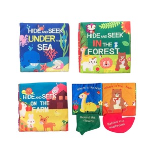 Livres pour enfants <span class=keywords><strong>Livre</strong></span> en tissu 3D queue d'animal en tissu doux pour bébé-Jouet d'éducation précoce - Product Image 5