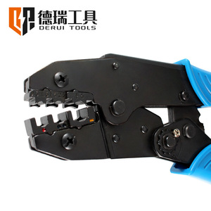 Derui Tools HS-30J Portable Crimping <b>Pliers</b> <b>Set</b> For Terminals Industrial Grade Front Entry High Carbon Steel - Product Image 4