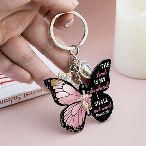 Llaveros de la Biblia, Mariposa de Perlas, Productos Cristianos, Accesorios, Colgante de Cruz, Joyería, Amuleto, Mini Llavero de la Biblia Sagrada, Venta al por Mayor - Product Image 5