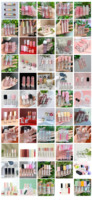Tubes de brillant à lèvres de luxe dégradé rose mignon, contenants en plastique pour huile à lèvres, blush et baume à lèvres