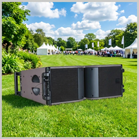Haut-parleur Line Array LA-10 Néodyme 4/8 Ohm étanche à double haut-parleur de 8 pouces pour festivals de musique et événements sportifs intérieurs/extérieurs