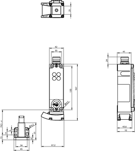 <span class=keywords><strong>Ctrl</strong></span> de seguridad de identificación con código de CET4-AR-CRA-AH-50X-SH-110201 IP65 - Product Image 2