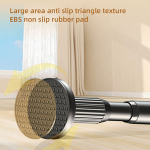 Tringle de douche extensible non perforée pour <span class=keywords><strong>baignoire</strong></span>, tringle à <span class=keywords><strong>rideau</strong></span> télescopique en acier inoxydable pour balcon et chambre, sans rouille - Product Image 4