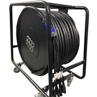 Câble de serpent réseau Ethernet professionnel 8 canaux Cat6 Shield Rj45 d'usine pour écran d'affichage extérieur 50 80 mètres