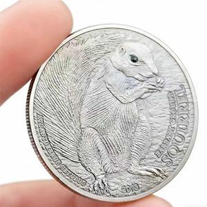Moneda Conmemorativa de la Estatua de la <span class=keywords><strong>Libertad</strong></span> y la Águila Americana, Diseño Nuevo, Chapada en Oro, con Logotipo Personalizado, Estampado en Relieve, Impresión UV - Product Image 3