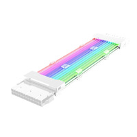 Câble d'extension PSU RGB ATX 24Pin PCI-E GPU 2X8Pin Neon Color Line ARGB Streamer Transfer Adapter M/B 5V 3Pin SYNC