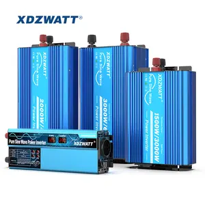 Xe điện biến tần biến áp DC 12V 24V đến 110V 220V 230V 240V AC 1kw 1.5KW 2kw 3KW chuyển đổi tinh khiết Sine Wave Inverter cho RV