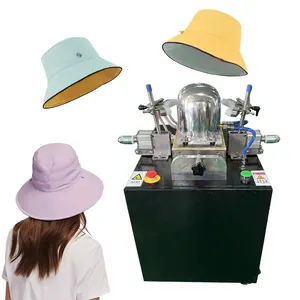Tự động hóa duy nhất đầu mũ giá rẻ nhất ủi cap thiết lập Thiết bị làm thế nào để sắt cap ủi máy mô hình máy
