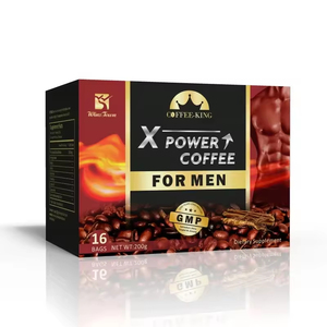 Café instantané énergétique Strong Man Power Energy Black Coffee Tongkat Ali Maca, produit sexuel pour hommes et femmes adultes. - Product Image 1