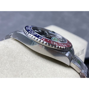 นาฬิกากลไกของผู้ชายหรูหราพร้อมหน้าปัดเซรามิกกันน้ำขนาด41มม. ดีไซน์วงกลมสีแดงสีน้ำเงินยี่ห้อ Tourbillon - Product Image 4