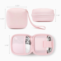 Tas Organizer Elektronik OEM ODM, Tempat Penyimpanan Kabel untuk Ponsel, Tablet, Charger, Headphone, Mini, Lucu, Pouch Organizer Teknologi untuk Perjalanan