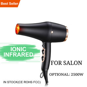 Tùy Chỉnh Gorgeous Professional Salon AC Động Cơ 2200W Nhanh Khô Hồng Ngoại Ionic Máy Sấy Tóc Thổi Máy Sấy