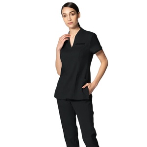 Vente en gros coton respirant personnalisé Esthéticienne Coiffeur Salon de manucure Massage Spa <span class=keywords><strong>Uniforme</strong></span> pour femmes OEM - Product Image 1