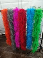 PROMOTION : Boas en Plumes d'Autruche Naturelles Teintes, Vente en Gros, 10-15cm, 1-30 Plis, pour Robes, Bricolage, Artisanat, Mariages, Costumes, Danse, Fêtes, Halloween