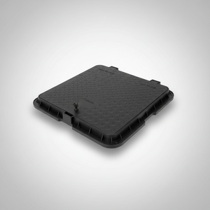 Tapa de alcantarilla de plástico resistente, duradera, ligera, antideslizante, resistente a la intemperie, para uso industrial y residencial - Product Image 1