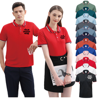 DOVEARK 2025 nouveau Logo de broderie personnalisé 100% glace soie coton été 190g tissu S-4XL revers à manches courtes hommes loisirs Polo