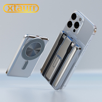 XTAURI 10000mAh 22.5W Chargeur sans fil magnétique Type-C, support de charge magnétique portable pour iPhone