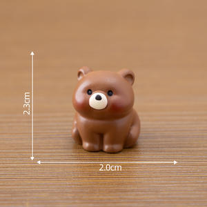Chenjun petit ours maison de poupée bricolage accessoires décoratifs bureau Micro-paysage voiture amour résine petit affichage - Product Image 6