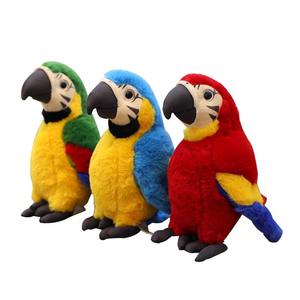 Peluche de Loro Ara, Juguete de Peluche de Pájaro Colorido para Niños, Juguete Educativo Temprano, Regalo para Amantes de las Aves, Decoración del Hogar - Product Image 1