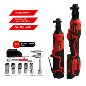 Cờ lê điện công nghiệp 12V, tua vít điện nhanh 90 độ, pin Lithium, mô-men xoắn lớn, sửa chữa ô tô, cờ lê điện 18V - Product Image 1