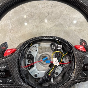Volant forgé avec palettes de commande pour <span class=keywords><strong>BMW</strong></span> Séries F, M, X, G (F02 M550i, 640i, 840i, 850i, 135i, 116i, 218i) - Offre Spéciale - Product Image 4
