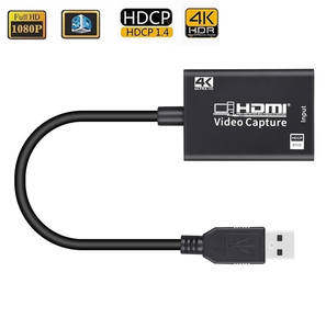 Carte de capture vidéo HDMI 4K, carte de capture <span class=keywords><strong>VHS</strong></span>, carte USB 3.0, enregistreur, boîte de capture pour PS4, jeux, DVD, <span class=keywords><strong>caméra</strong></span> - Product Image 2