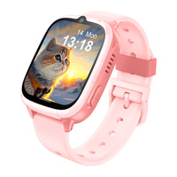 Smartwatch per Bambini con Videochiamata 4G, Pulsante SOS, Display LCD, Cinturino in Silicone, IP67, Controllo Parentale, Nano SIM, Chat Vocale Bidirezionale Chiara