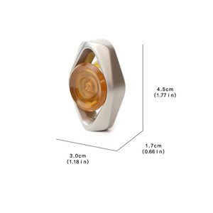 Fidget Spinner in Acciaio Inossidabile Storm, per Uso Quotidiano (EDC), Giocattolo da Scrivania Antistress per <span class=keywords><strong>Adulti</strong></span> con <span class=keywords><strong>ADHD</strong></span>, Prodotto in Cina - Product Image 6
