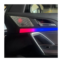 8 pièces de garnitures lumineuses pour grille d'enceinte et garniture de porte avec éclairage d'ambiance pour BMW X1 U11, ensemble d'accessoires d'intérieur de véhicule