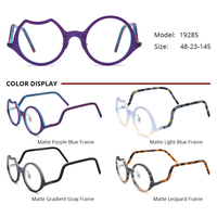 Monture de lunettes Borregls en acétate mat pour femme, nouvelle collection 2026, lunettes de vue rétro irrégulières de haute qualité, monture optique homme 19285