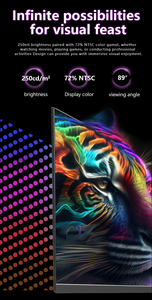 Moniteur de jeu incurvé <span class=keywords><strong>Full</strong></span> <span class=keywords><strong>HD</strong></span> 1920*1080P de 24 pouces, écran LCD 5ms 100Hz, moniteur <span class=keywords><strong>PC</strong></span> <span class=keywords><strong>Gamer</strong></span> - Product Image 6