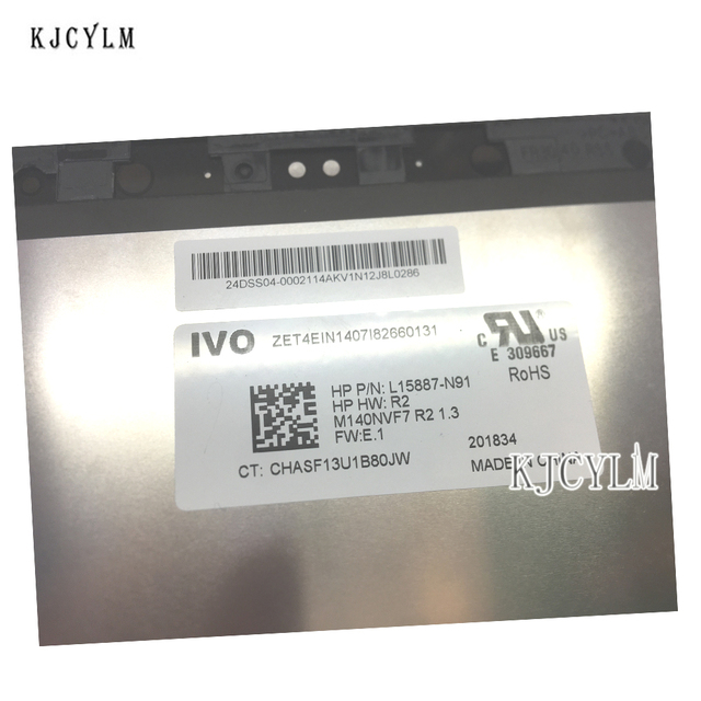 1040 G5 Assembly for HP EIiteBook X360 14.0 Laptop LCD Panel Touch Screen B140HAN05.3 M140NVF7 R2 1.3 L15887-N91 NV140QUM-N62