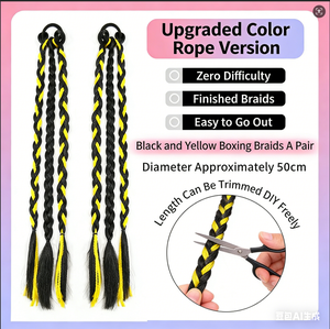 Tresses torsadées Y2K – Extensions de cheveux synthétiques colorées <span class=keywords><strong>pour</strong></span> femmes, style mignon et audacieux (vente en gros) - Product Image 4