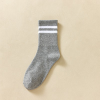 Meilleures ventes Chaussettes de sport unisexes antidérapantes à séchage rapide Chaussettes blanches en tricot de haute qualité avec logo personnalisé pour l'hiver