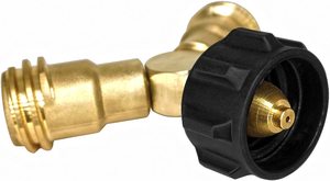 Accessoires de barbecue : Adaptateurs de raccordement <span class=keywords><strong>en</strong></span> laiton doré pour bouteille de <span class=keywords><strong>propane</strong></span>, 2 voies, filetage QCC1 femelle, connecteur <span class=keywords><strong>en</strong></span> Y pour ligne de <span class=keywords><strong>gaz</strong></span> GPL POL, facilement nettoyable - Product Image 3