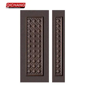 Panel Trim pintu Qichang pintu keamanan kulit baja berkualitas tinggi